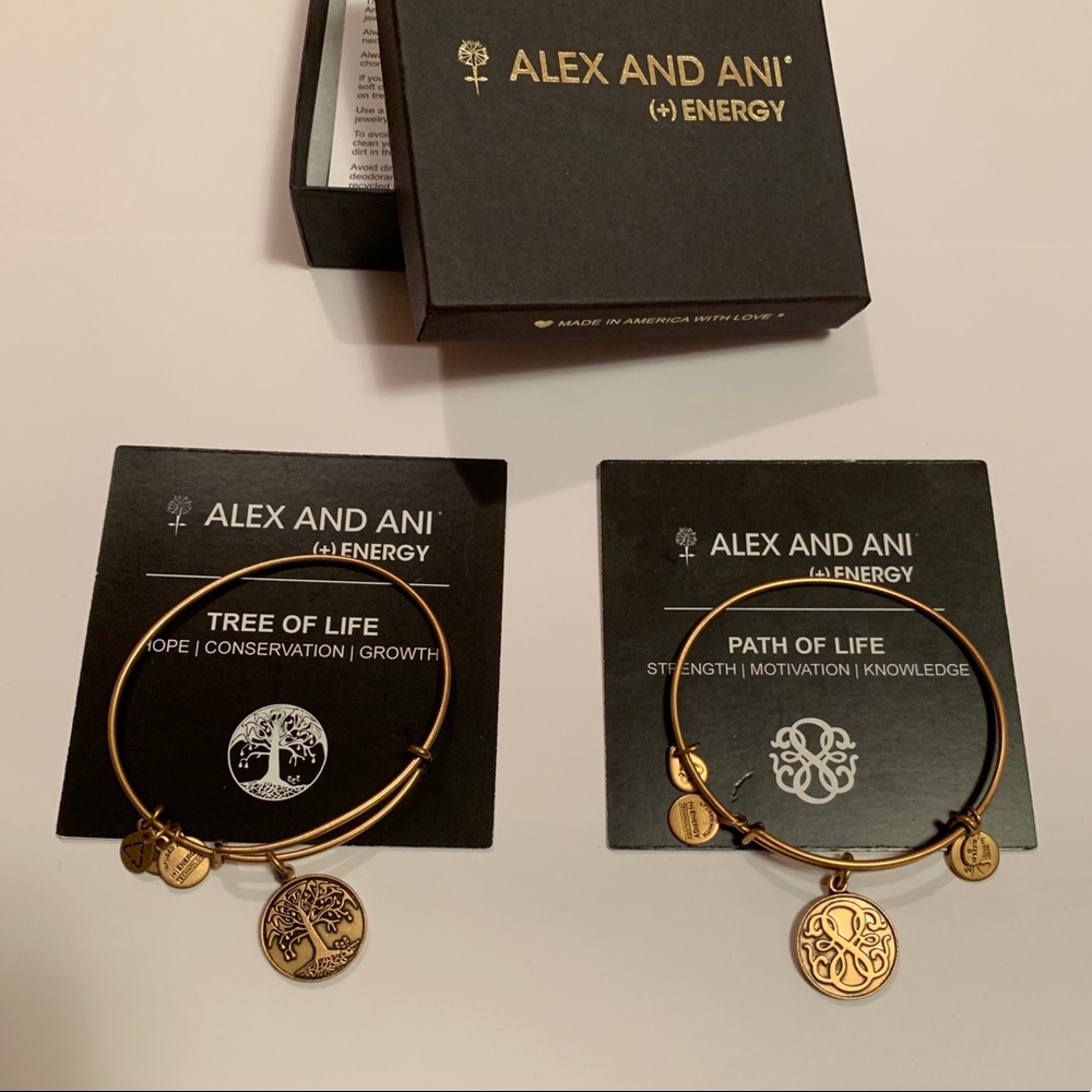 Alex And Ani Tree Of Life & Path Of Life Bracelets - image 1